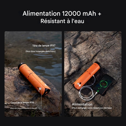 Lanterne de camping magnétique